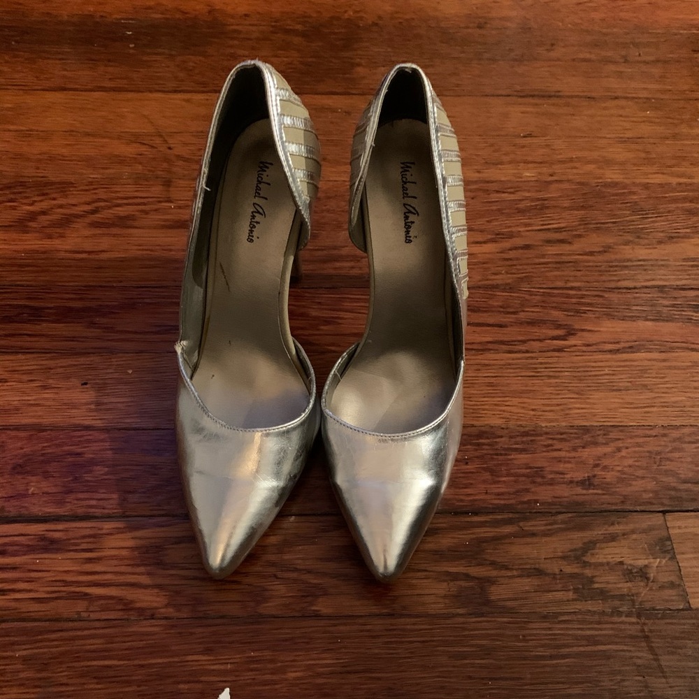 Silver heels
